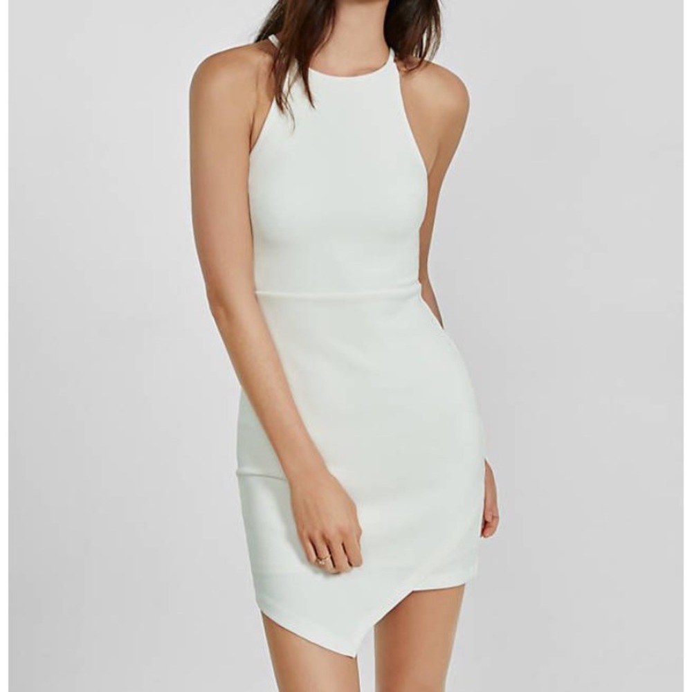 NWT! Express Ivory Ribbed Dress!